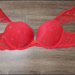 Victoria’s Secret red bra